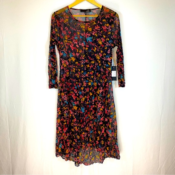 LIV by Habitat Clothes, sheer floral dress, size Small - Picture 2 of 10